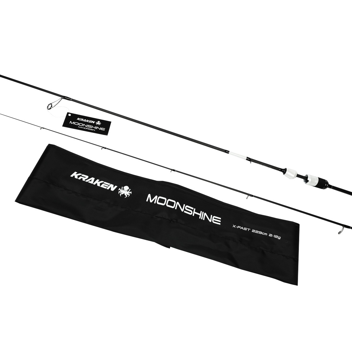 Rute Kraken Moonshine 2,29 m 2–12 g 2-teilig Spin