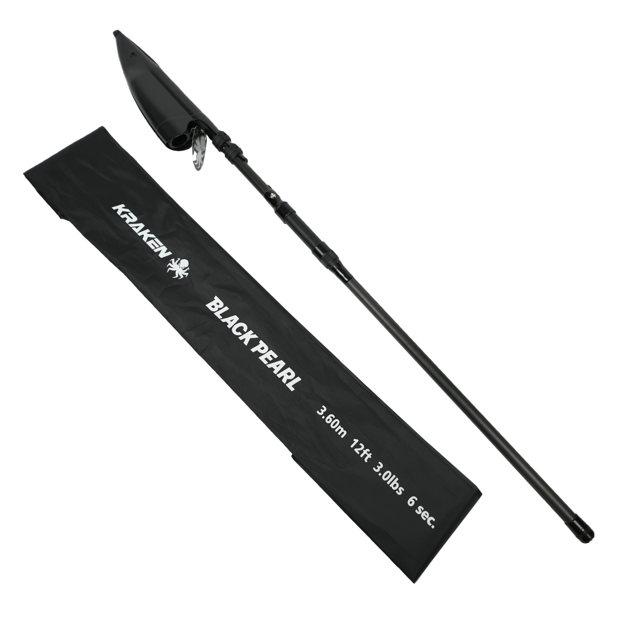 Rute Kraken Black Pearl Tele Carp 360 cm (12 ft) 3,00 lbs