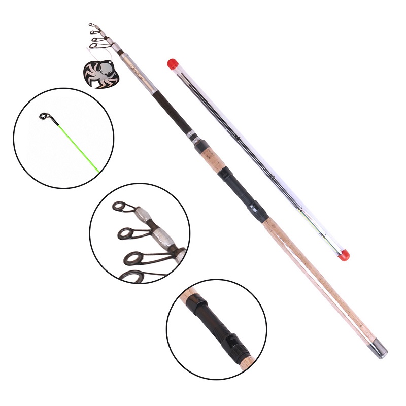 Wędka Kraken Black Pearl TELE FEEDER 4+3pcs 3.30M 120G