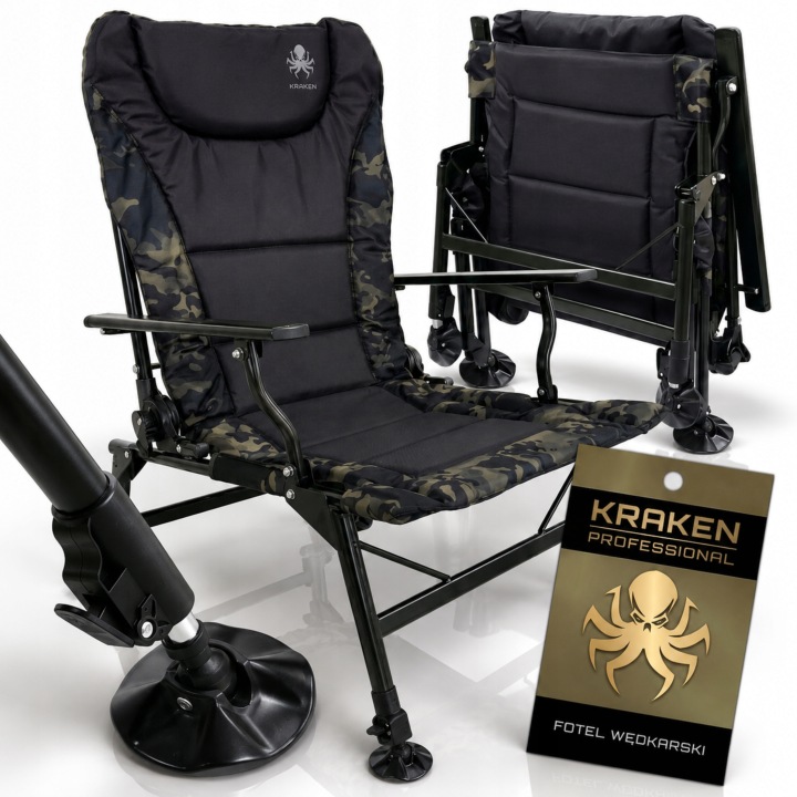 Angelstuhl Kraken Camo 150 kg